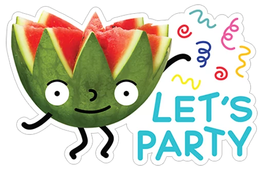 😂 Стикер «watermelon» для Telegram