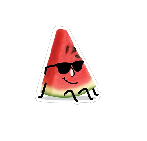 Стикерпак watermelon для Telegram