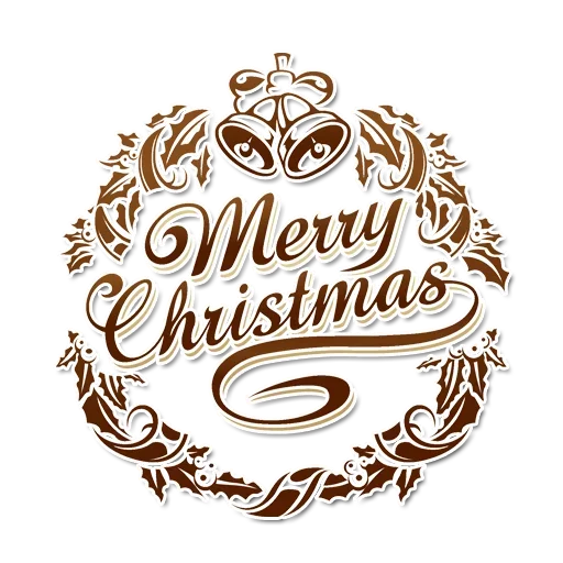 ❄ Стикер «Happy Merry Christmas» для Telegram