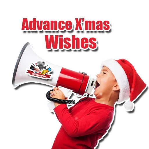 ❄ Стикер «Happy Merry Christmas» для Telegram