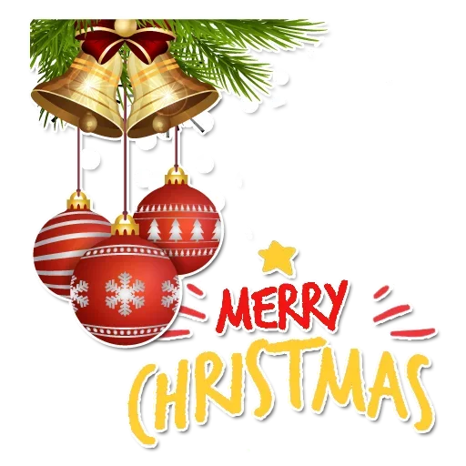 ⛄ Стикер «Happy Merry Christmas» для Telegram