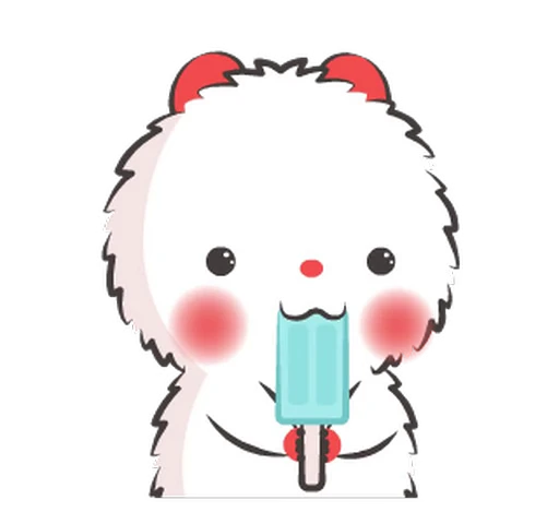 🍦 Стикер «Happy Mouse» для Telegram