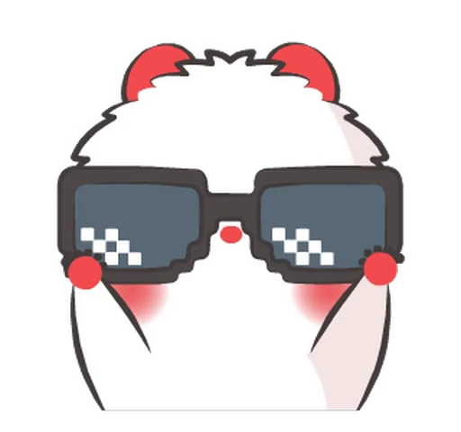 😎 Стикер «Happy Mouse» для Telegram