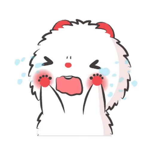 😭 Стикер «Happy Mouse» для Telegram
