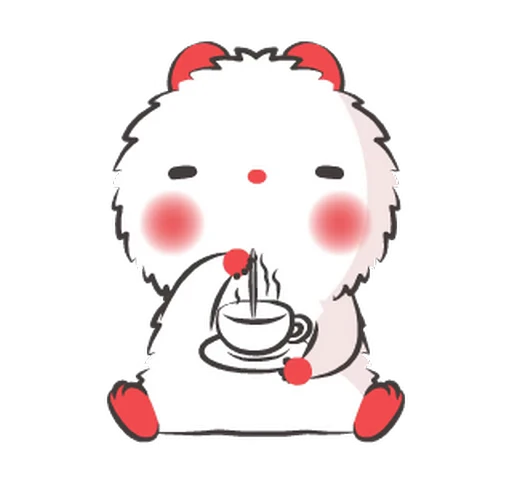 ☕ Стикер «Happy Mouse» для Telegram