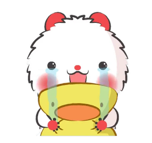 🥲 Стикер «Happy Mouse» для Telegram