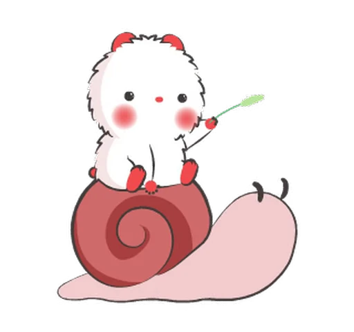 🐌 Стикер «Happy Mouse» для Telegram