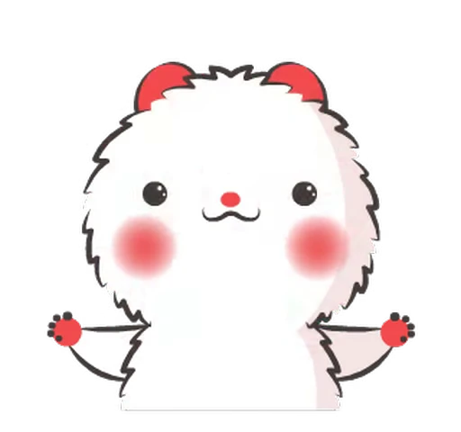 ❤️ Стикер «Happy Mouse» для Telegram