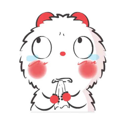 😭 Стикер «Happy Mouse» для Telegram