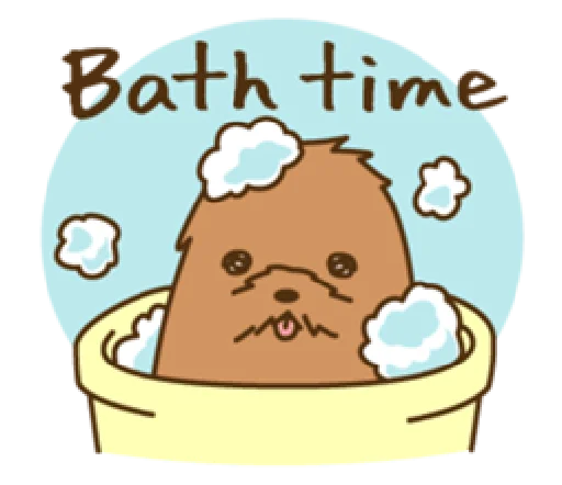 🥶 Стикер «happy poodle» для Telegram