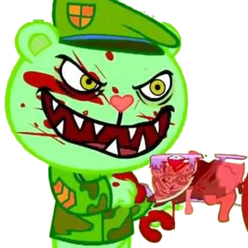😈 Стикер «Happy Tree Friends» для Telegram