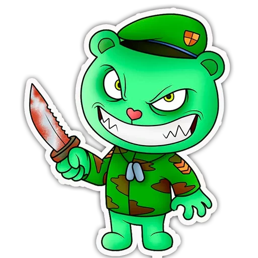🔪 Стикер «Happy Tree Friends» для Telegram