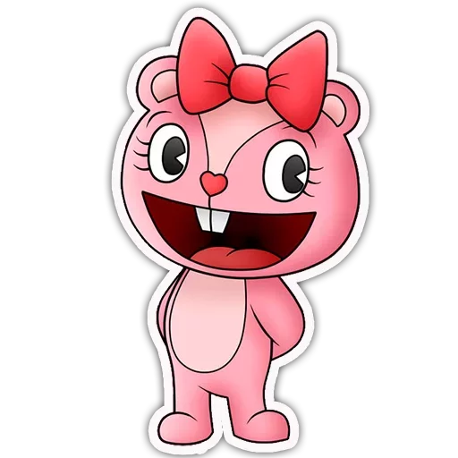 👧 Стикер «Happy Tree Friends» для Telegram