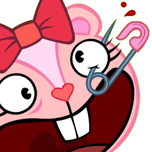 👁 Стикер «Happy Tree Friends» для Telegram