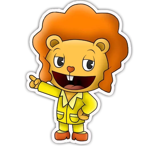 ☝ Стикер «Happy Tree Friends» для Telegram