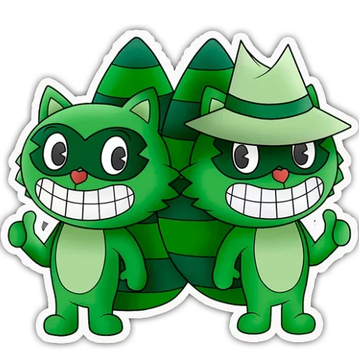 👍 Стикер «Happy Tree Friends» для Telegram