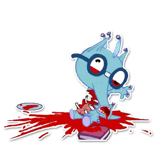 😵 Стикер «Happy Tree Friends» для Telegram