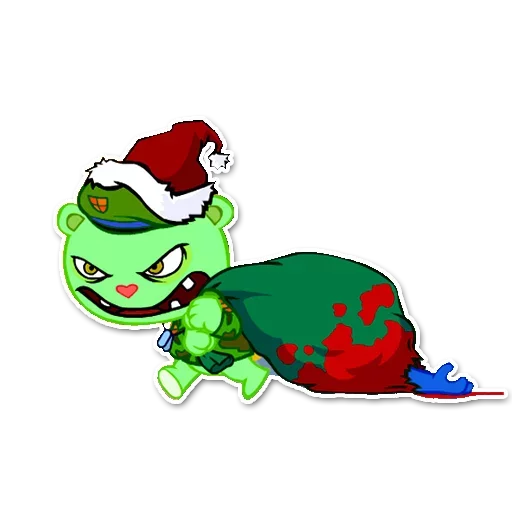 🎄 Стикер «Happy Tree Friends» для Telegram