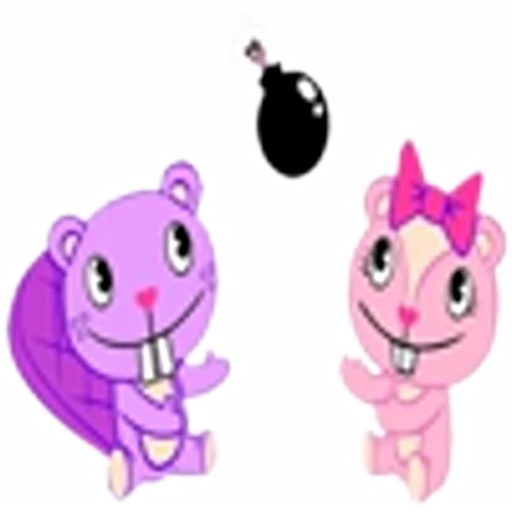 💣 Эмодзи «Happy tree friends» для Telegram