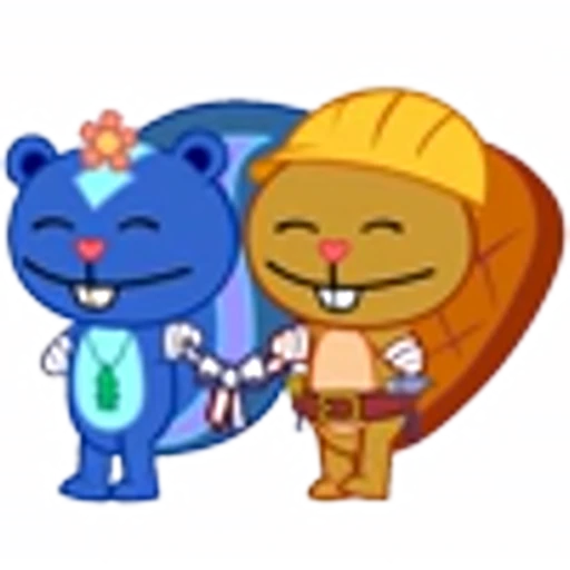 👫 Эмодзи «Happy tree friends» для Telegram