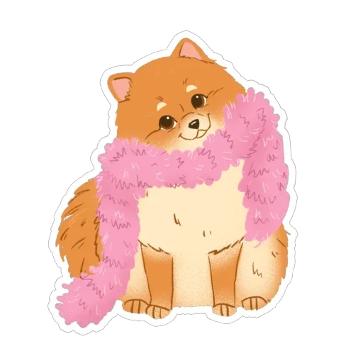 🫥 Стикер «happy woof year» для Telegram