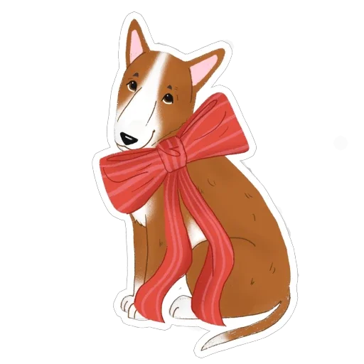 🫥 Стикер «happy woof year» для Telegram