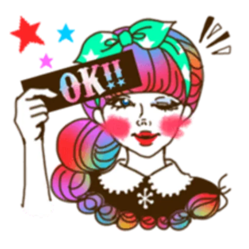 🖼 Стикер «Харадзюку» для Telegram