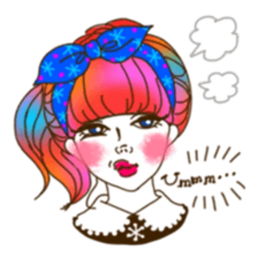 👄 Стикер «Харадзюку» для Telegram
