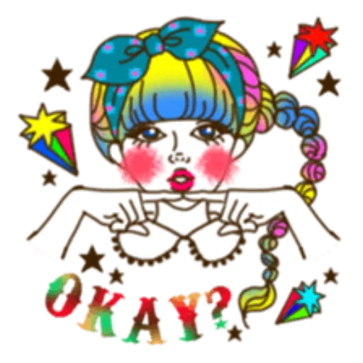 🖼 Стикер «Харадзюку» для Telegram