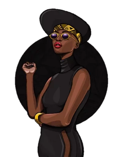😆 Стикер «Black Love» для Telegram
