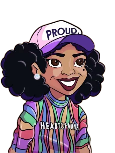 😆 Стикер «Black Love» для Telegram