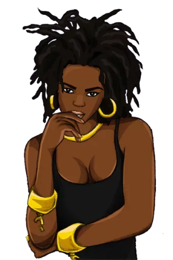😋 Стикер «Black Love» для Telegram