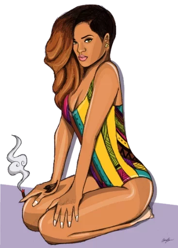 😛 Стикер «Black Love» для Telegram