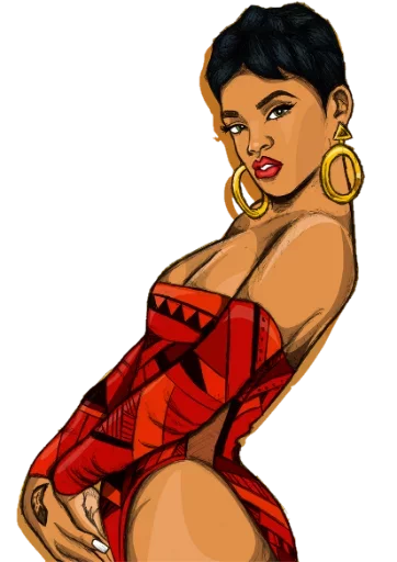 😍 Стикер «Black Love» для Telegram