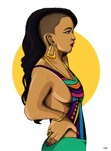 😄 Стикер «Black Love» для Telegram