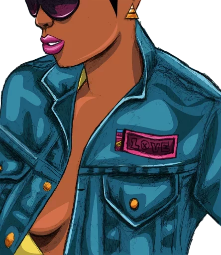 😄 Стикер «Black Love» для Telegram