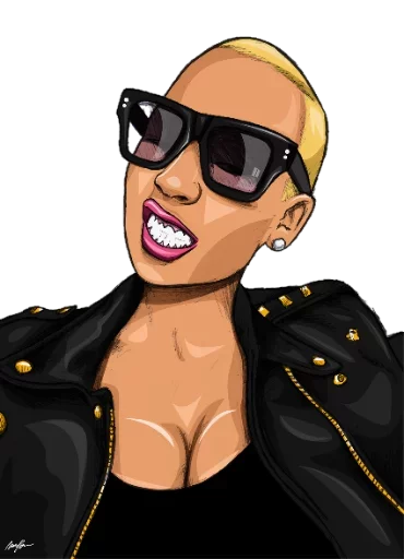 😁 Стикер «Black Love» для Telegram