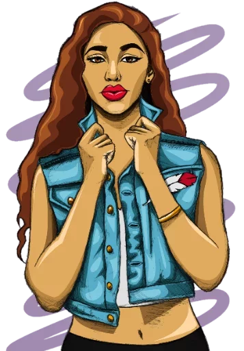 😁 Стикер «Black Love» для Telegram