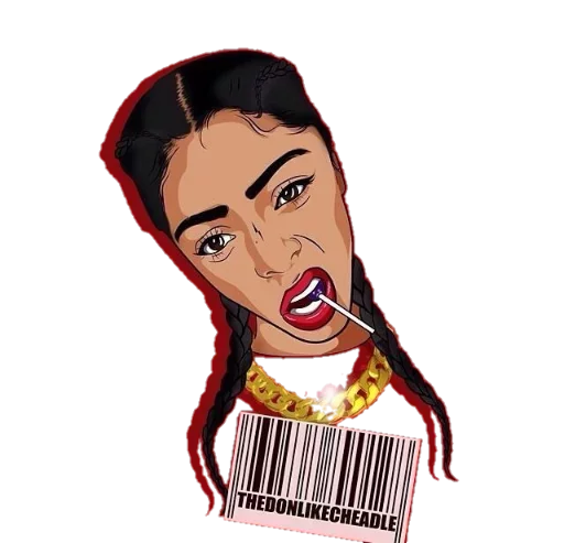 😏 Стикер «Black Love» для Telegram