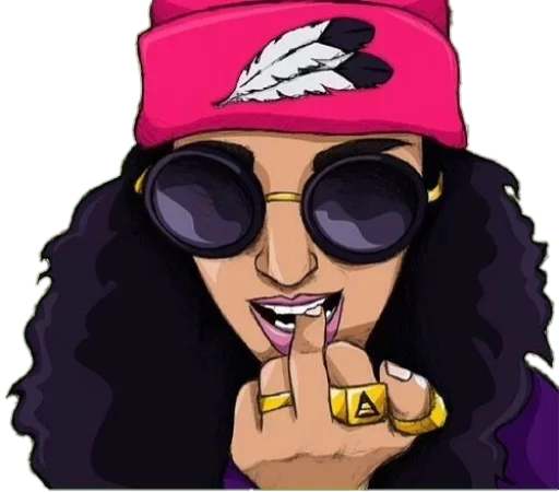 😁 Стикер «Black Love» для Telegram
