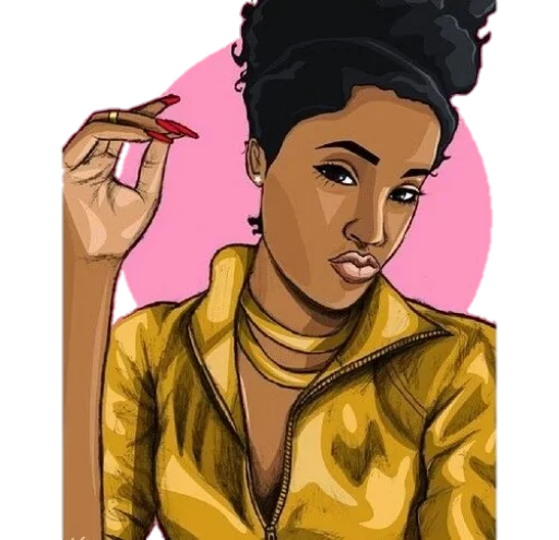 😁 Стикер «Black Love» для Telegram
