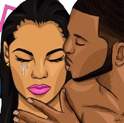 😍 Стикер «Black Love» для Telegram