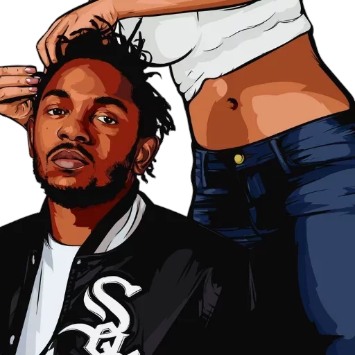 😁 Стикер «Black Love» для Telegram