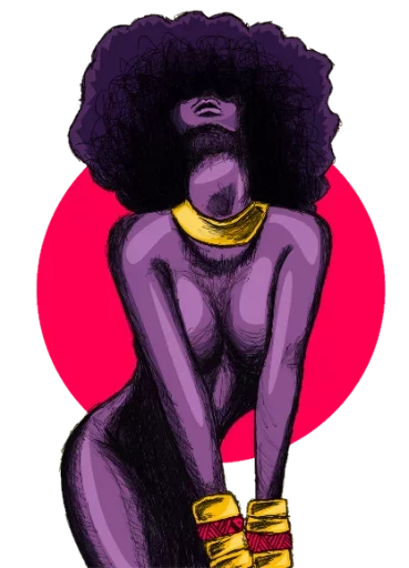 😉 Стикер «Black Love» для Telegram