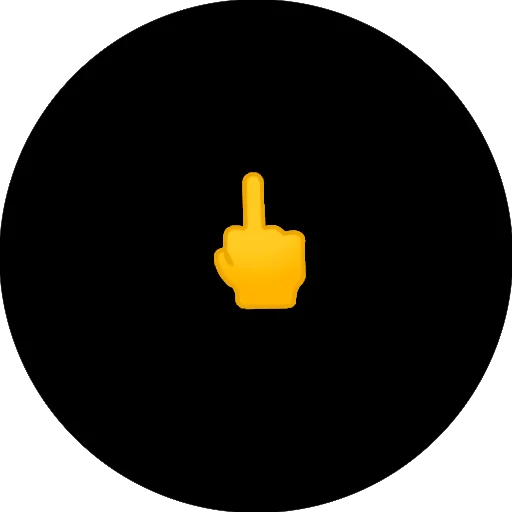 🖕 Стикер «18+» для Telegram