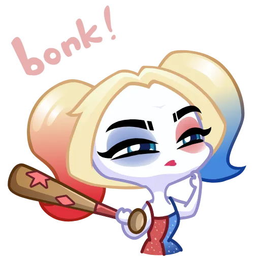 🤔 Стикер «Harley Quinn» для Telegram