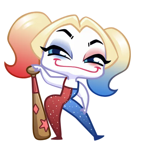 😏 Стикер «Harley Quinn» для Telegram