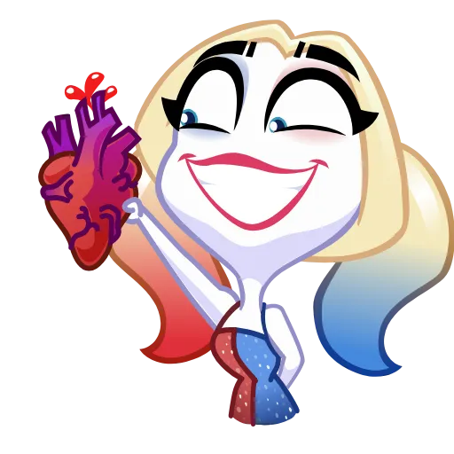❤️ Стикер «Harley Quinn» для Telegram