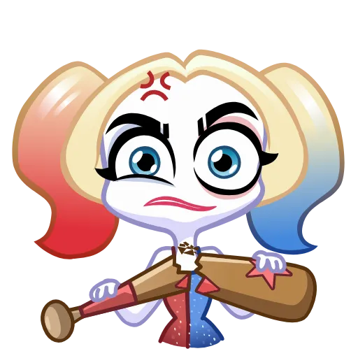 😠 Стикер «Harley Quinn» для Telegram