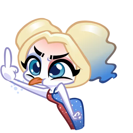 🖕 Стикер «Harley Quinn» для Telegram